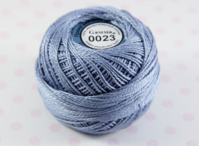 Пряжа Ирис 100% хлопок 10г 82м №0023 голубой