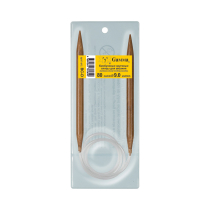 Спицы  GAMMA круговые BC- D бамбук d 9. 0 мм 80 см карамельные