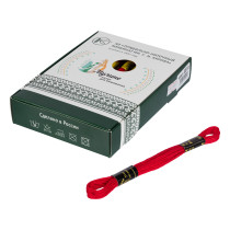 Нитки для вышивания "ПНК им. Кирова" мулине 100% мерсеризованный хлопок 8 м №4304 св.оливковый