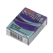 " Sculpey" Souffle полимерная глина SU 48 г 6513 фиолетовый