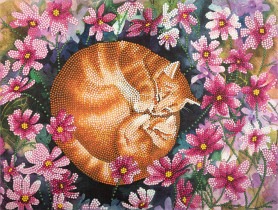 Кристальная ( алмазная) мозаика  " ФРЕЯ" ALBP- 275 постер " Мамины объятия" 40 х 30 см