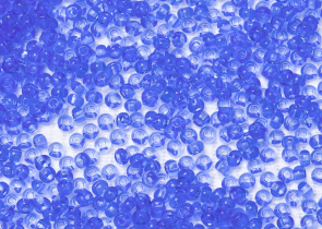 Бисер Чехия круглый 10/0 50г 30030h прозрачный голубой квадратное отверстие