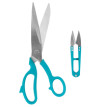 Ножницы " BLITZ" BSN- 02 для шитья и рукоделия набор в блистере 2 предмета